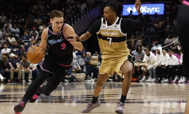 Wizards clinch NBA’s worst record, top draft-lottery floor with loss to Heat