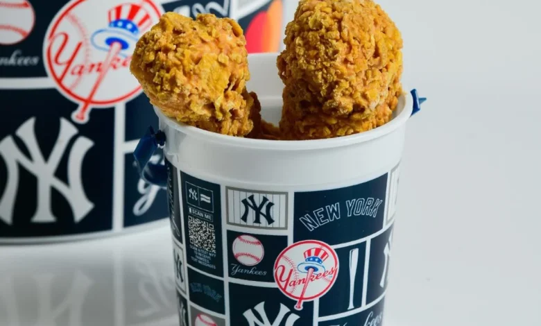 Yankees unveil dessert chicken bucket ice cream