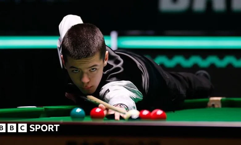 Youngest snooker player: Michal Szubarczyk, 15, sets World Championship record