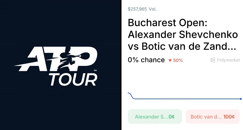 Zandschulp vs. Shevchenko Odds & Predictions (Apr. 1, 2026)