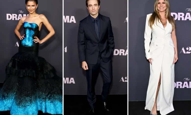 Zendaya, Robert Pattinson, Heidi Klum and more