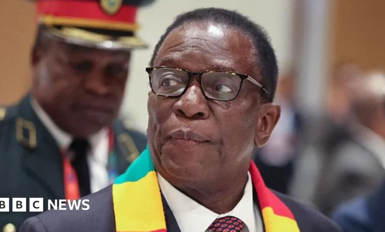 Zimbabwe's President Emmerson Mnangagwa: Bid to scrap elections and extend term