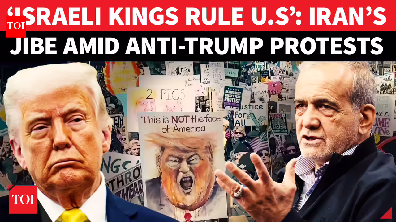 ‘Israel Is Your Master’: Iran HUMILIATES Trump As ‘No Kings’ Protests Explode In US | Watch