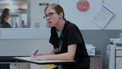 ‘The Pitt’ star Taylor Dearden on that ‘really, really painful’ moment in Mel’s ‘tough’ day