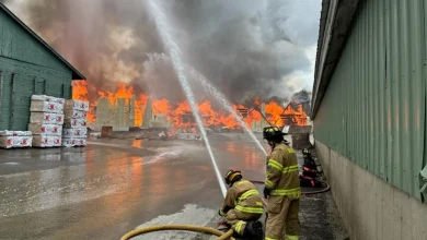 1 firefighter dead after explosion at Searsmont mill fire