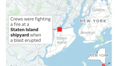 1 person died, 36 injured after blast at New York City shipyard, officials say : NPR