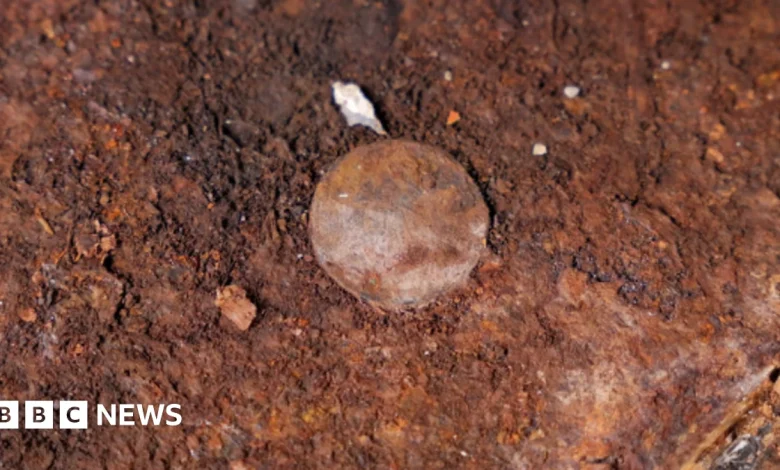 19th Century coins found under HMS Victory's mast