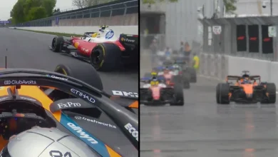 2026 Canadian GP Sprint: Piastri passes Hamilton for P4 on the last lap