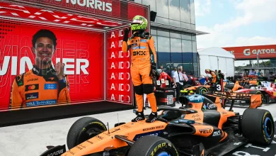 2026 Miami Grand Prix Sprint report and highlights: Lando Norris beats Oscar Piastri and Charles Leclerc to victory in Miami Sprint