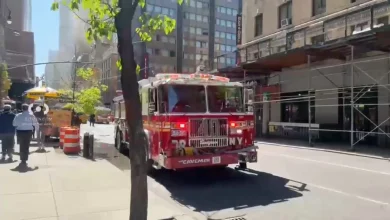3-alarm fire burns at Broadway's Eugene O'Neill Theater in Manhattan, home of 'The Book of Mormon'