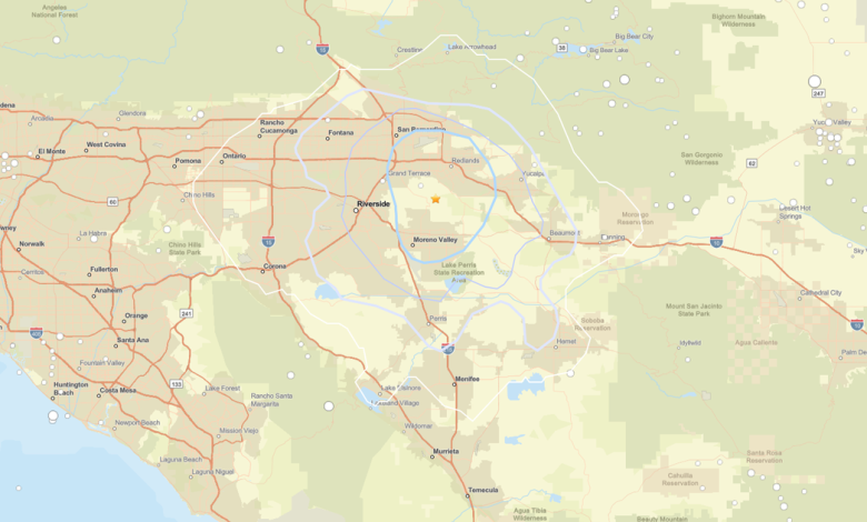 3.3-magnitude earthquake strikes near Redlands in San Bernardino County