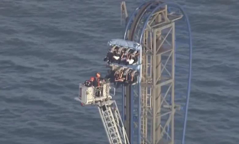8 students rescued from Galveston, Texas roller coaster that was stuck for hours at Pleasure Pier