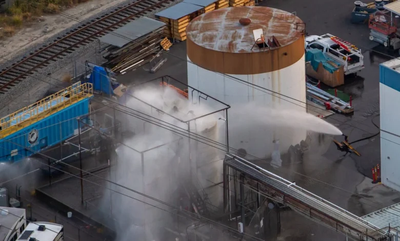 A chemical tank in California has cracked. Here’s what to know : NPR