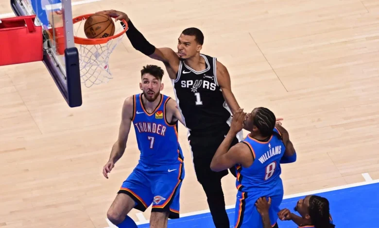A double-OT classic: Wembanyama, Spurs steal epic Game 1 vs. Thunder