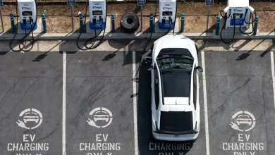 A giant treadmill in a freezer: How AAA tests the winter range of EVs : NPR