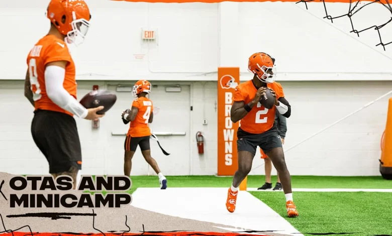 A look at the Browns’ four quarterbacks on Day 2 of OTAs