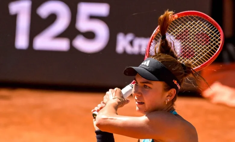A rising American tennis star meets her foil in a French Open duel of control
