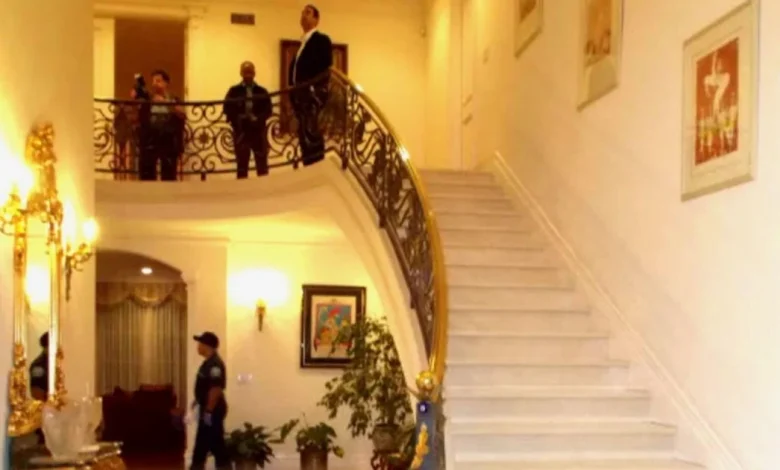 A wealthy Beverly Hills widow winds up dead below a staircase in her mansion. Was it murder?