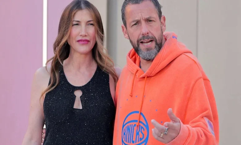 Adam Sandler criticized for 'embarrassing' display at wife's big movie premiere