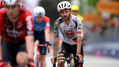 Adam Yates out of Giro d’Italia after suffering ‘concussion symptoms’ after major crash
