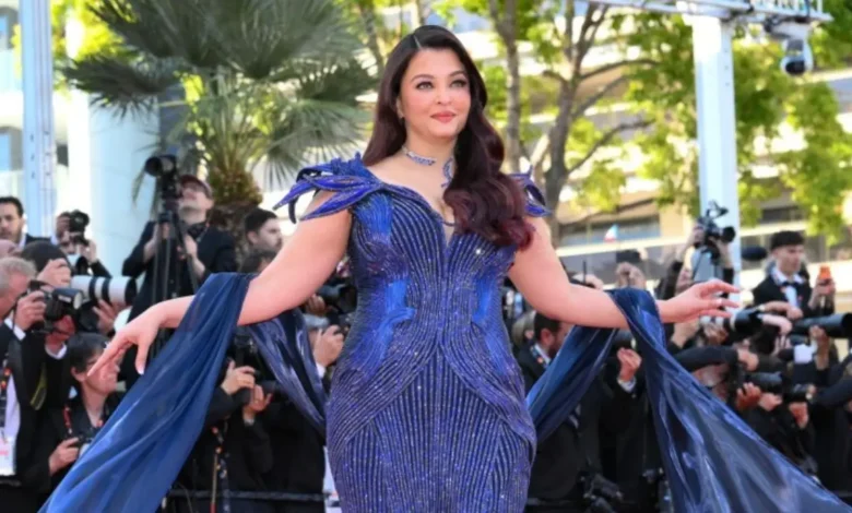 Aishwarya Rai Finally Takes Over Cannes Red Carpet In A Stunning Blue Amit Aggarwal Gown