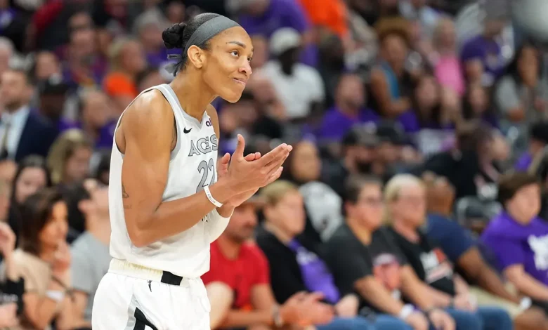 A'ja Wilson expected to dominate as Aces face Golden State Valkyries in only WNBA game on schedule