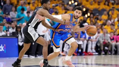 Ajay Mitchell injury update: OKC Thunder guard limps off vs Spurs in 3Q