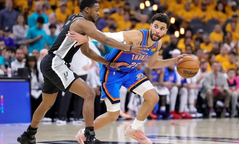 Ajay Mitchell injury update: OKC Thunder guard limps off vs Spurs in 3Q