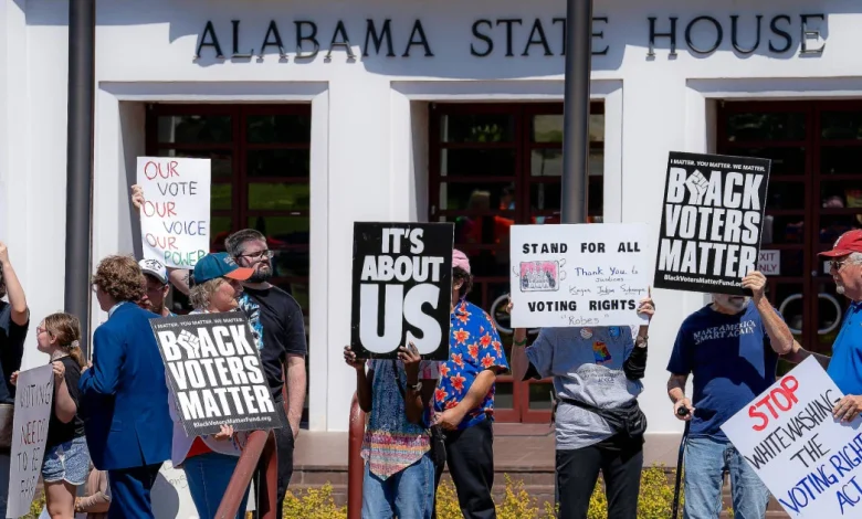 Alabama takes step toward a new congressional map while awaiting court action