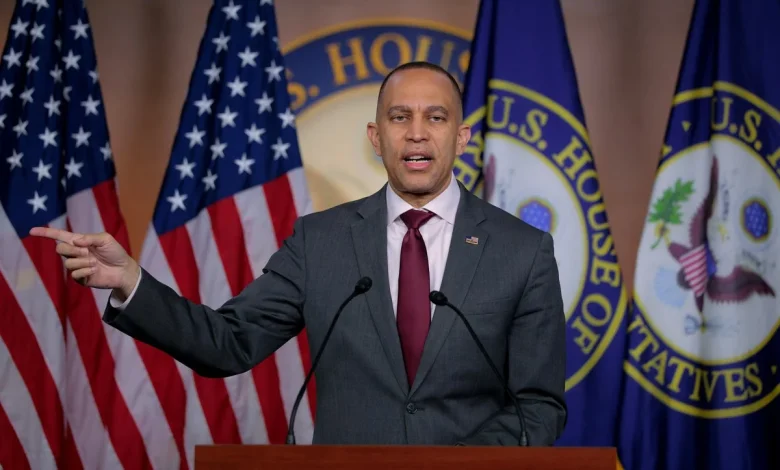 All-caps Trump demands that ‘lunatic’ Democratic leader be charged over correspondents’ dinner shooting