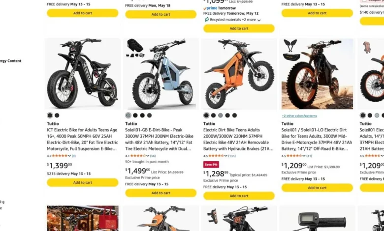 Amazon to stop selling 'hooligan bikes' in California after investigation