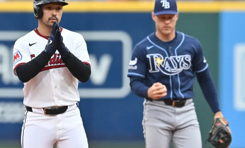 An uncharacteristically rough outing for Drew Rasmussen ends Rays winning streak: Rays 1, Guardians 3