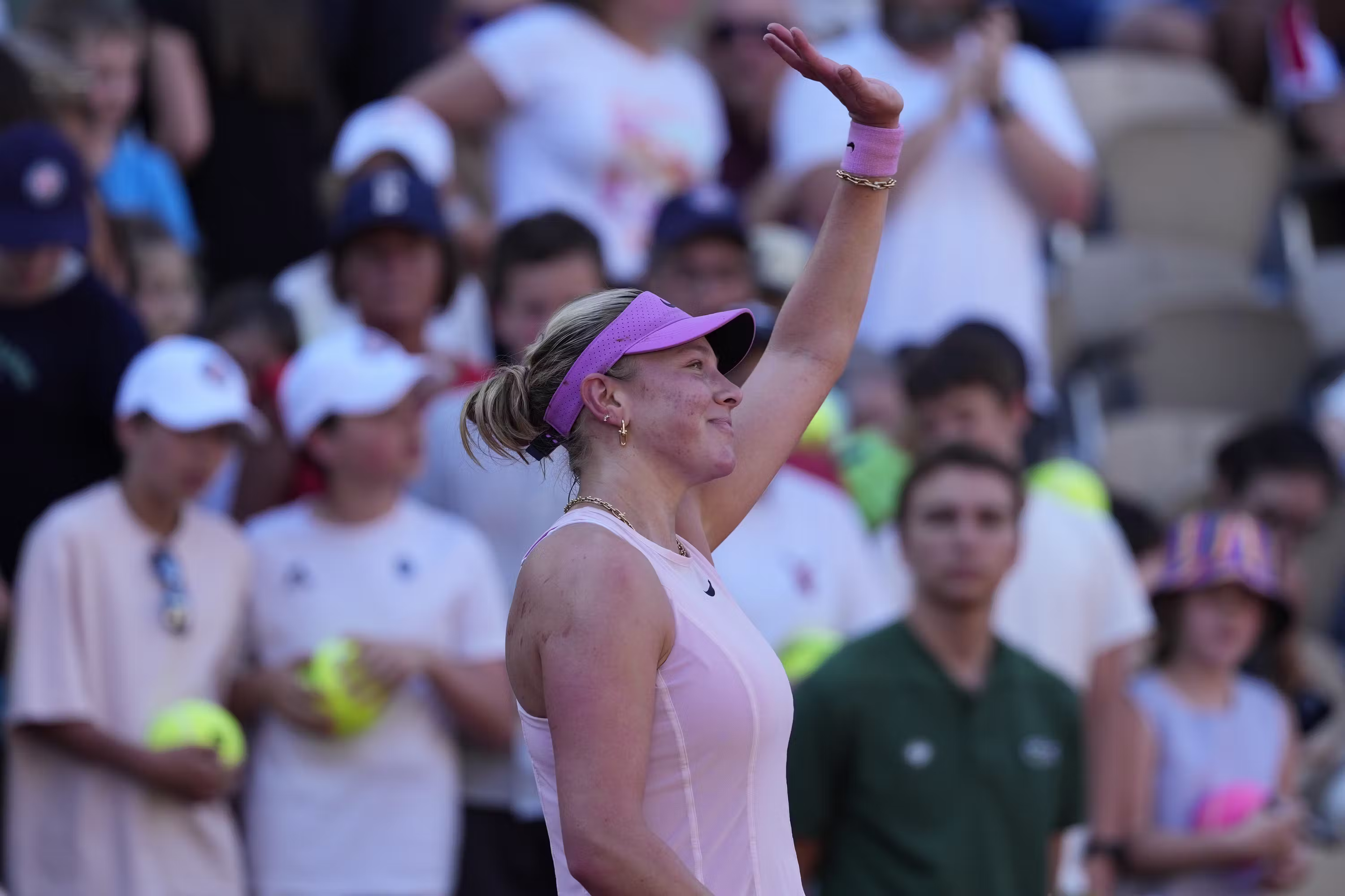 Anisimova feeling positive at 'second home'