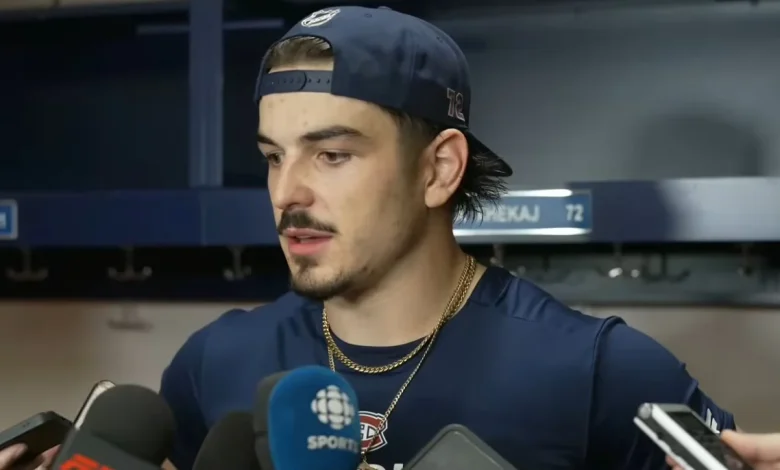 Arber Xhekaj called 911 in time; he saved a life on Monday in Montreal