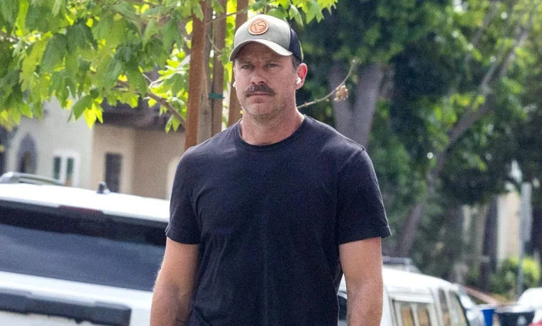 Armie Hammer Spotted in Rare New Photos, Sporting a Mustache & Stubble