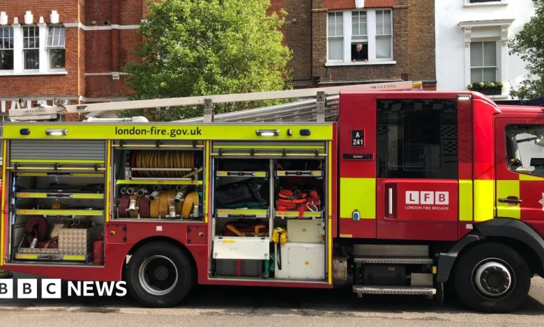 Around 100 firefighters tackle blaze in Golders Green