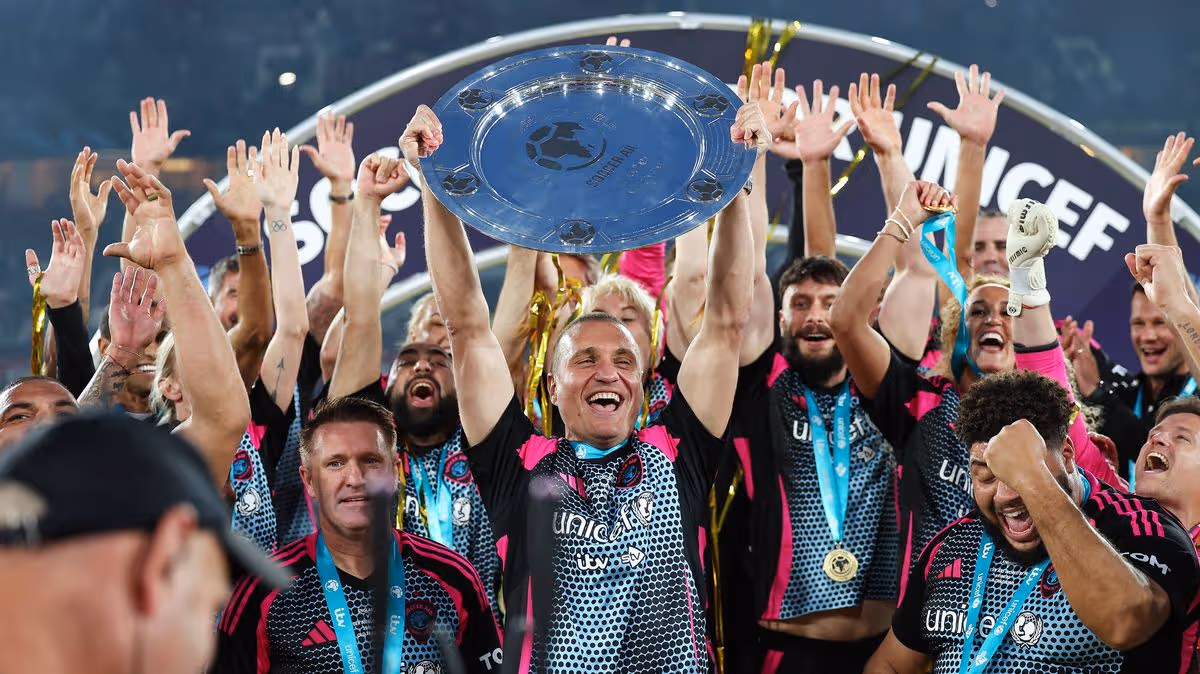 Arsenal Champions League final at heart of tense Soccer Aid row as 'huge problem' exposed