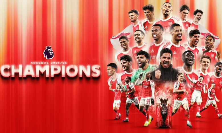 Arsenal end 22-year wait for Premier League title