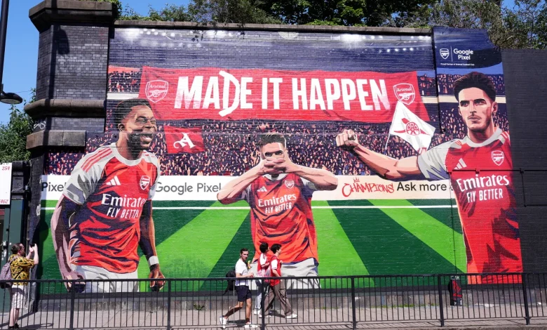 Arsenal trophy lift: Watch Gunners hoist Premier League trophy as 2025-26 champions