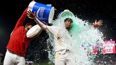 A's Ginn loses no-hitter in 9th, then allows walk-off HR to Angels' Neto