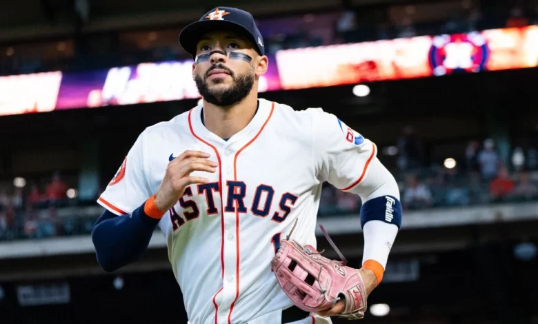 Astros' Carlos Correa sits vs. Dodgers with left ankle injury