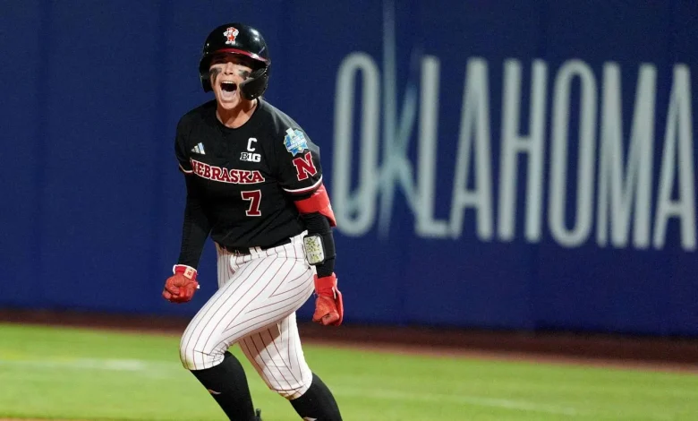 Ava Kuszak Calls Game as Nebraska Softball Beats Arkansas in Extra-Inning WCWS Thriller