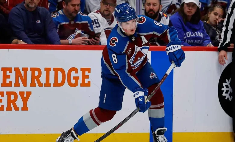 Avalanche D Cale Makar heads to locker room after huge Marcus Foligno hit