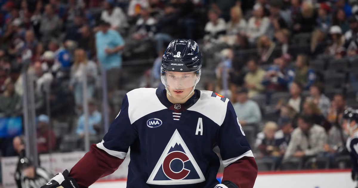 Avs star Makar out for Game 1 of WCF vs. Golden Knights