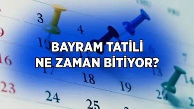 BAYRAM TATİLİ NE ZAMAN, AYIN KAÇINDA BİTİYOR? Bayram tatili kaç gün sürecek? 2026 Bayram tatili başlangıcı ve bitişi