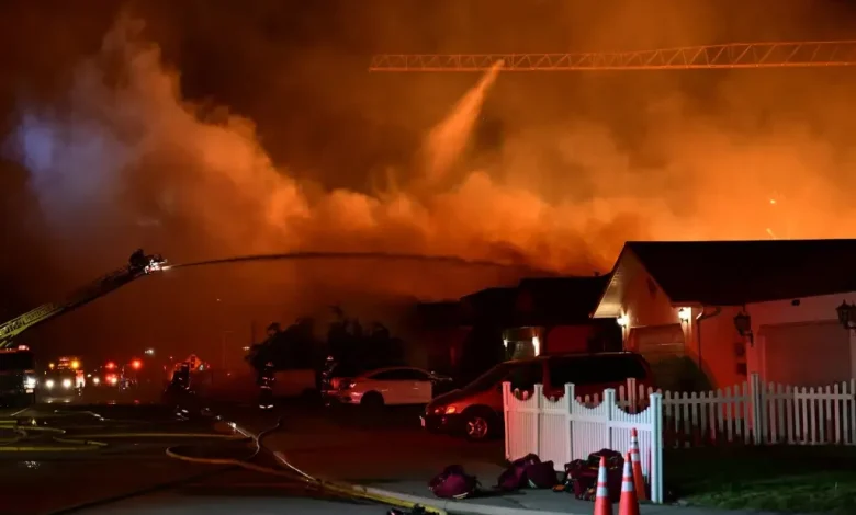 BREAKING: Massive fire breaks out at Penticton construction site
