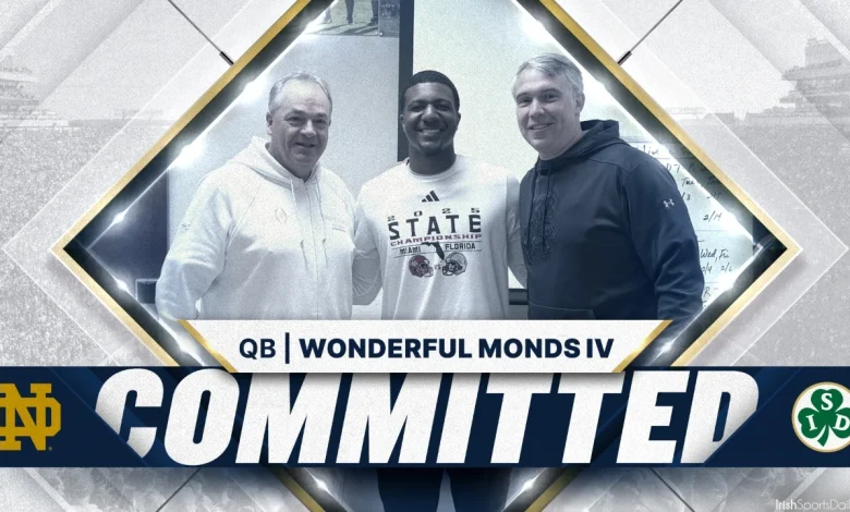 BREAKING | Notre Dame Lands 2027 QB Wonderful Monds IV