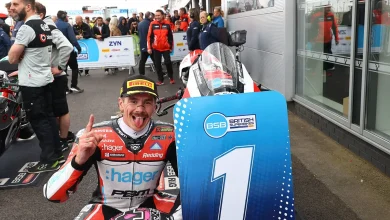 BSB Donington Park: Scott Redding defeats Max Cook and Kyle Ryde to win Race One