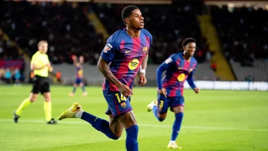 Barça : le coup franc splendide de Marcus Rashford face au Real Madrid