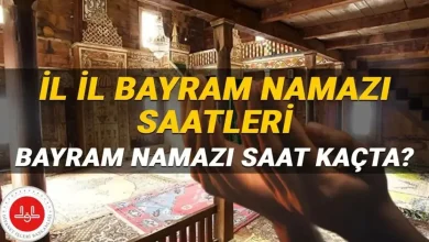 Bayram namazı saatleri 2026: Bayram namazı saat kaçta? İstanbul, Ankara, İzmir ve il il Kurban Bayramı namazı saatleri